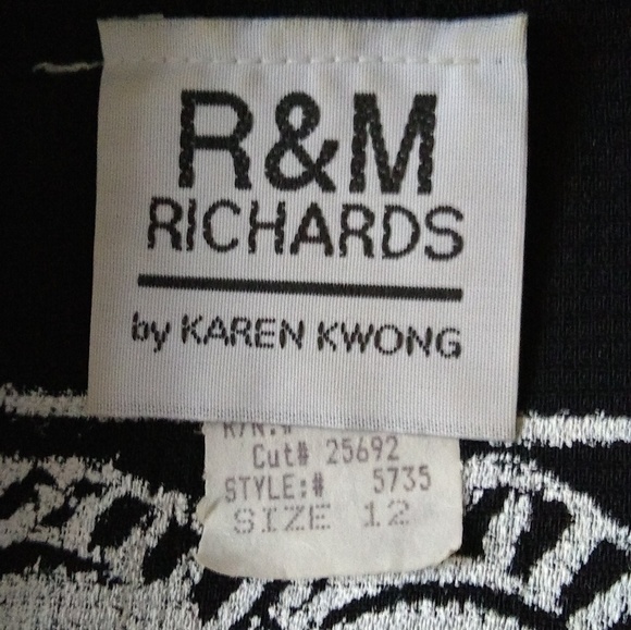 R&M RICHARDS by 3PC LOOK BEAUTIFUL BLOUSE SZ 12 - Picture 5 of 8